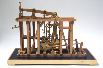 Modell einer Dampfmaschine