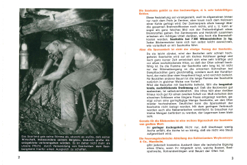 Prospektseite mit Abbildung eines Bergmanns beim Kohleabbau und Text