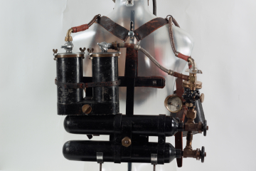 Rückansicht eines Regenerationsgerätes