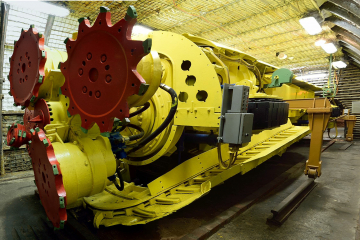 Tunnelfräser im Anschauungsbergwerk des Deutschen Bergbau-Museums Bochum